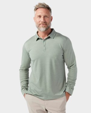 Men’s Alpin Lightweight Merino Polo LS