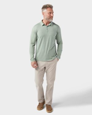 Men’s Alpin Lightweight Merino Polo LS