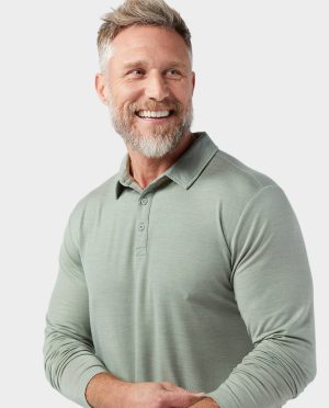 Men’s Alpin Lightweight Merino Polo LS
