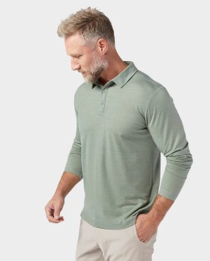 Men’s Alpin Lightweight Merino Polo LS