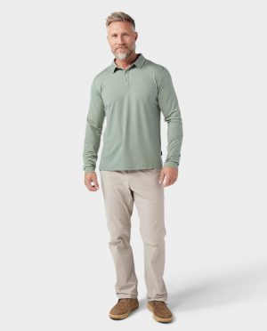 Men’s Alpin Lightweight Merino Polo LS
