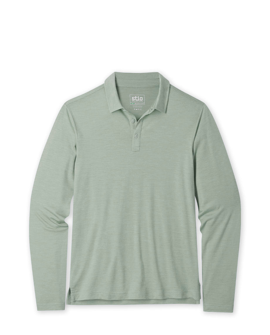 Men's Alpin Lightweight Merino Polo LS