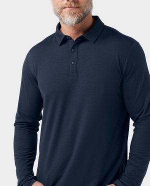 Men’s Alpin Lightweight Merino Polo LS
