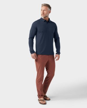 Men’s Alpin Lightweight Merino Polo LS