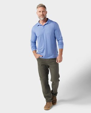 Men’s Alpin Lightweight Merino Polo LS