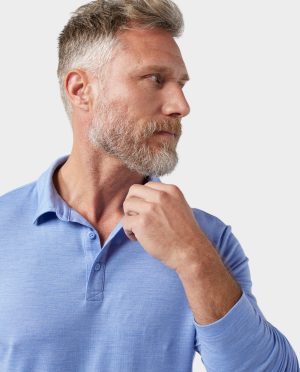 Men’s Alpin Lightweight Merino Polo LS