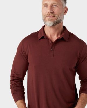 Men’s Alpin Lightweight Merino Polo LS