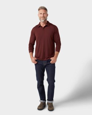 Men’s Alpin Lightweight Merino Polo LS