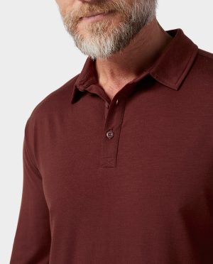 Men’s Alpin Lightweight Merino Polo LS
