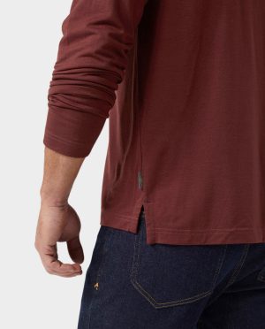 Men’s Alpin Lightweight Merino Polo LS