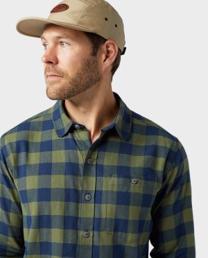 Men’s Miter Stretch Lightweight Flannel Shirt