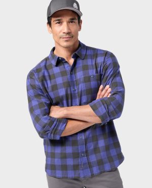 Men’s Miter Stretch Lightweight Flannel Shirt