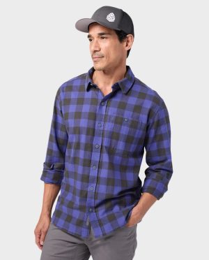 Men’s Miter Stretch Lightweight Flannel Shirt