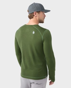 Men’s Basis PeakWool Midweight Crew LS