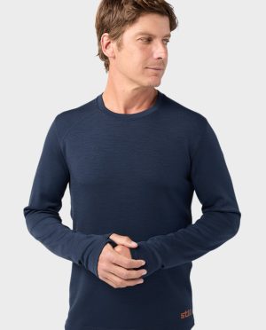 Men’s Basis PeakWool Midweight Crew LS