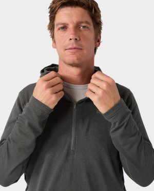 Men’s Trax Power Grid Half Zip Hoodie
