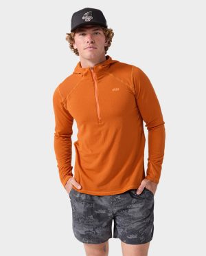 Men’s Trax Power Grid Half Zip Hoodie